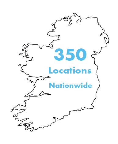 350 locations map